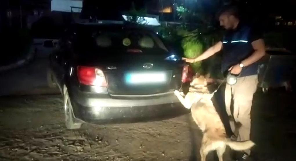 2 kilo esrarı Şans buldu