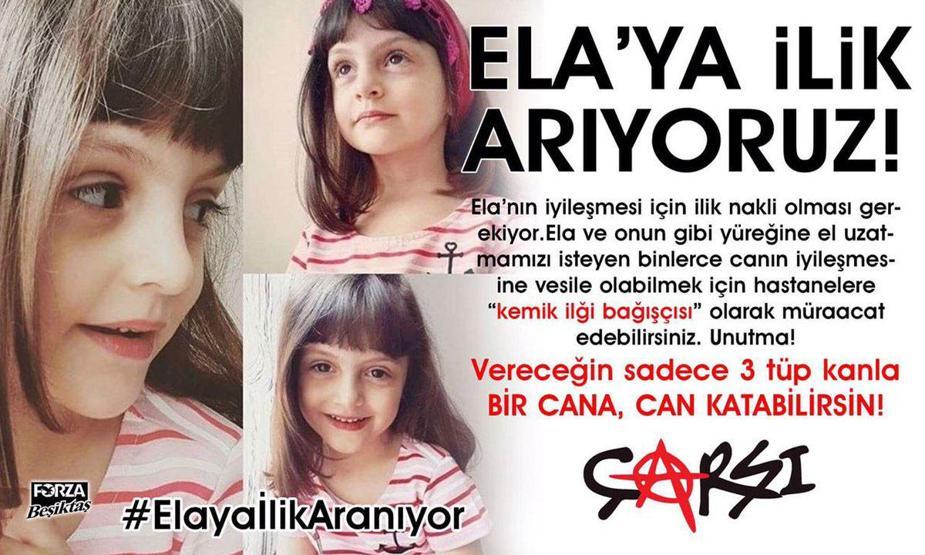 Minik Elaya ilik bulmak için tüm Türkiye seferber oldu