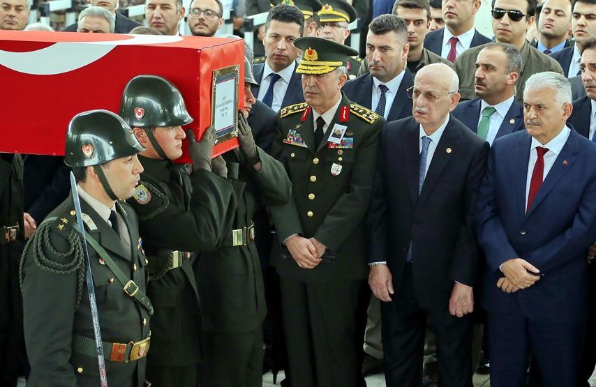 Şehit albay Ankarada toprağa verildi