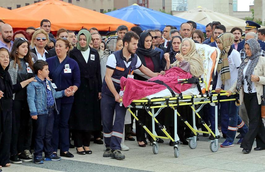 Şehit albay Ankarada toprağa verildi