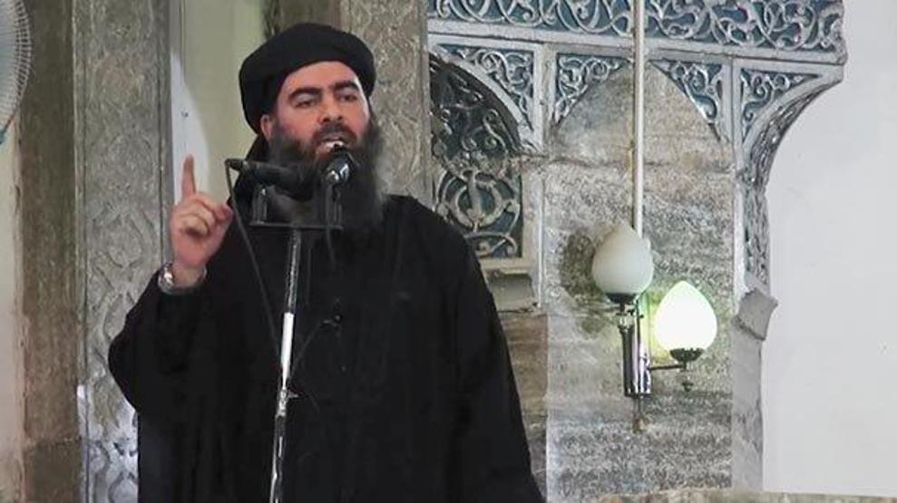 Musulda Bağdadinin hilafet ilan ettiği cami yanıyor