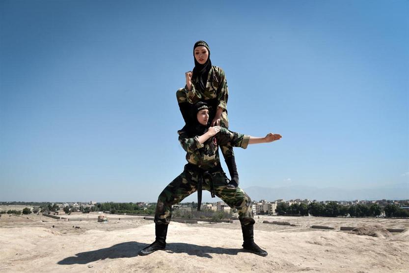 İranın Ninja kadınları