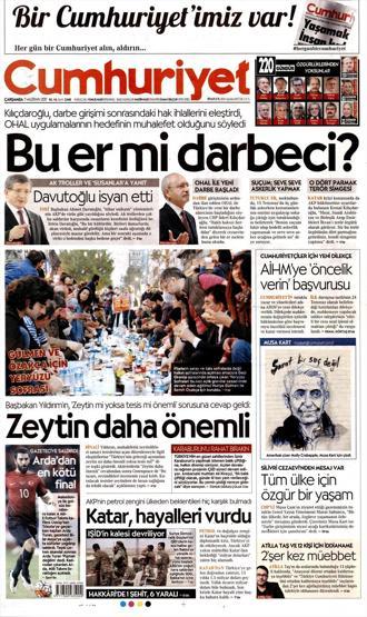 7 Haziran 2017 - Gazete manşetleri