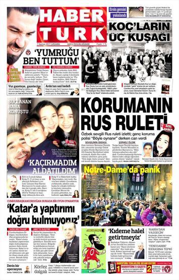 7 Haziran 2017 - Gazete manşetleri