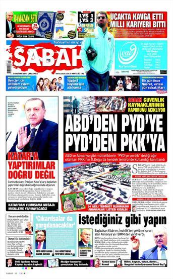 7 Haziran 2017 - Gazete manşetleri