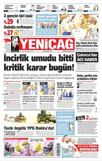 7 Haziran 2017 - Gazete manşetleri