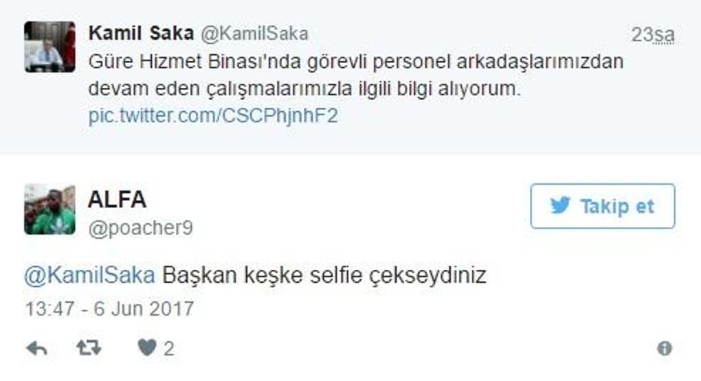 Edremit Belediye Başkanından sosyal medyada güldüren diyalog