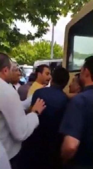 Ankarada sivil polislerle dolmuşçular arasında kavga