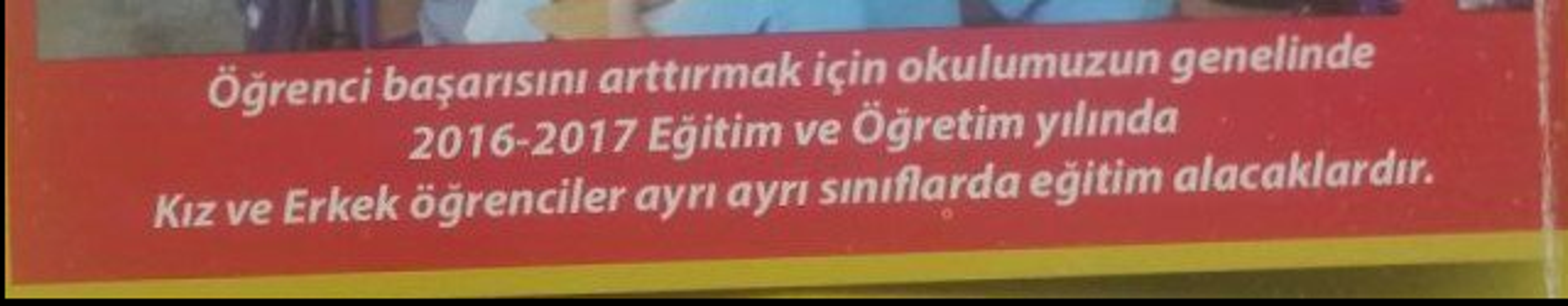 Sınıfları kızlı-erkekli ayıran müdür: Eşyanın yerini değiştirmek gibi