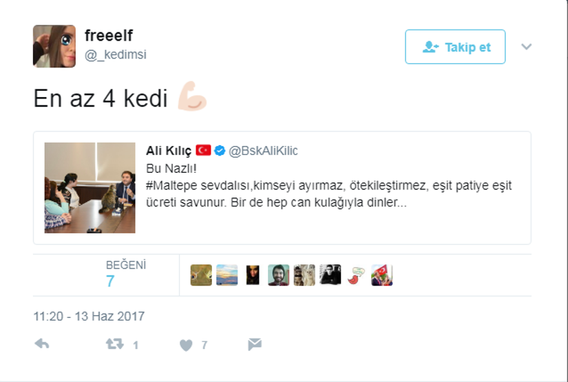 Toplantının onur konuğu Nazlı Kedi