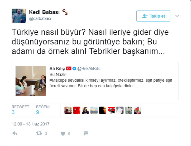 Toplantının onur konuğu Nazlı Kedi