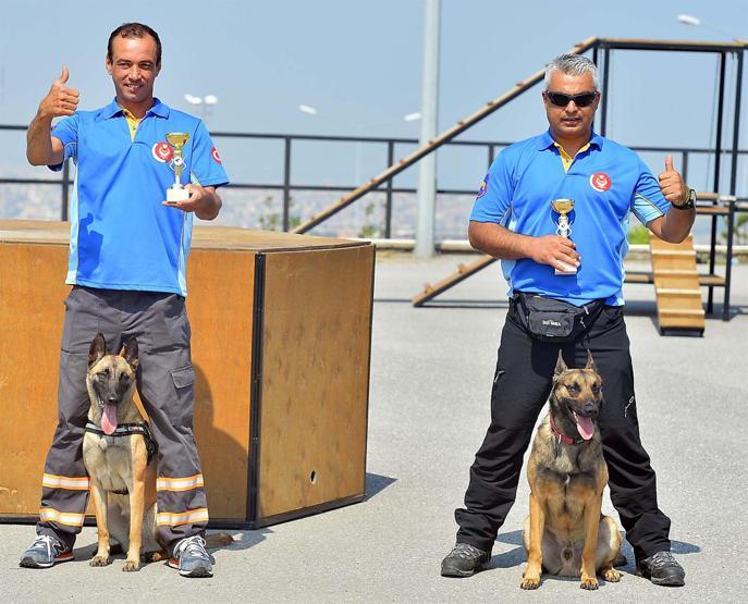 Arama yarışmasının birincisi sevimli köpek Hera oldu