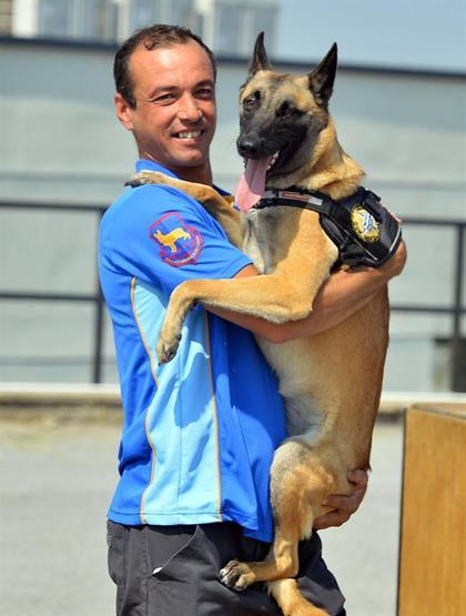 Arama yarışmasının birincisi sevimli köpek Hera oldu