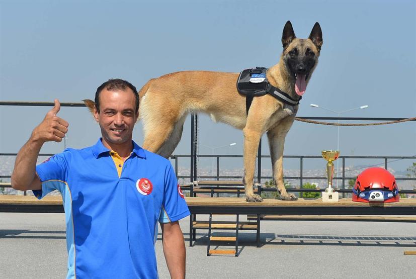 Arama yarışmasının birincisi sevimli köpek Hera oldu