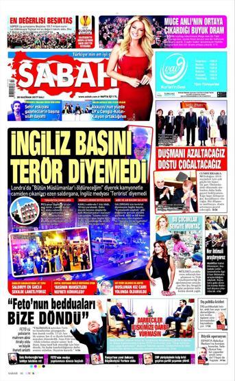 20 Haziran 2017 Gazete Manşetleri