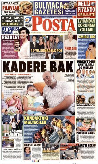 20 Haziran 2017 Gazete Manşetleri