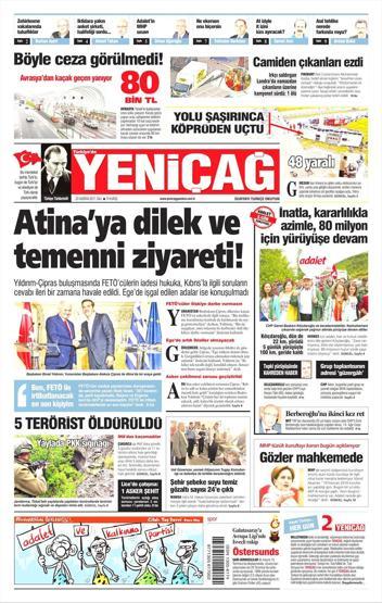 20 Haziran 2017 Gazete Manşetleri