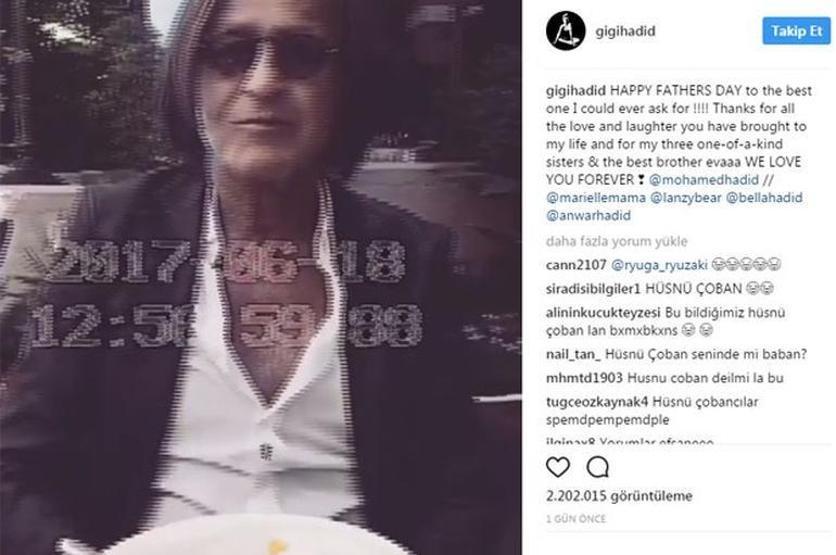 Gigi Hadidin babası Hüsnü Çoban’a benzetilince…