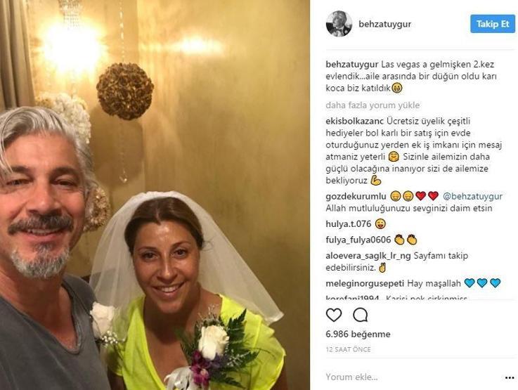 Behzat Uygur ikinci kez evlendi