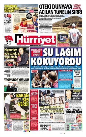 23 Haziran 2017 Gazete manşetleri