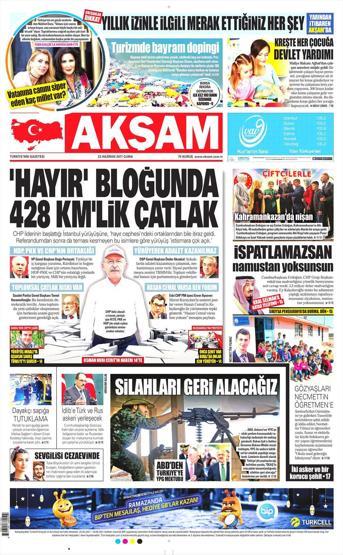 23 Haziran 2017 Gazete manşetleri
