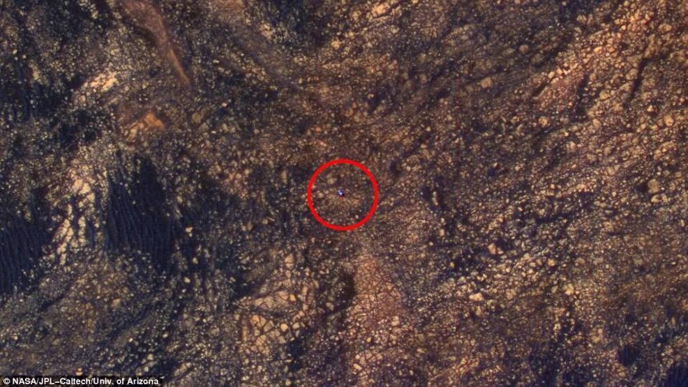 Mars yüzeyinde gizemli görüntüler