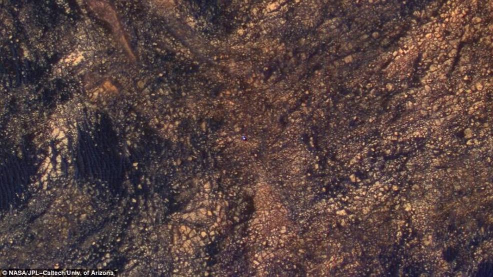 Mars yüzeyinde gizemli görüntüler