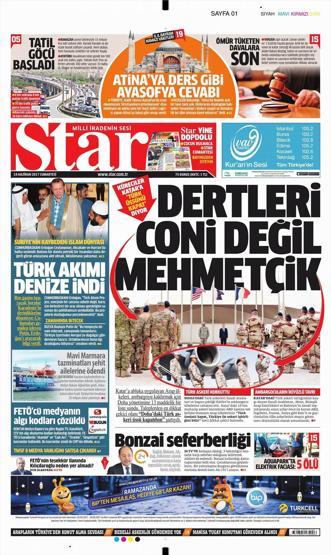 24 Haziran 2017 Gazete manşetleri
