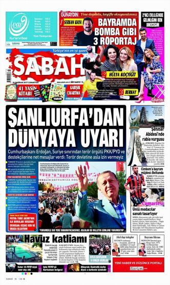 24 Haziran 2017 Gazete manşetleri