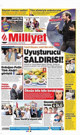 24 Haziran 2017 Gazete manşetleri