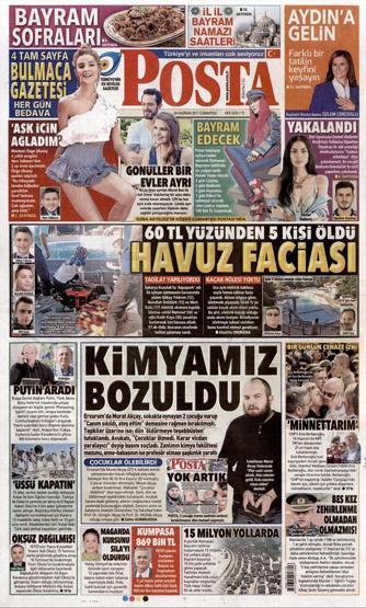 24 Haziran 2017 Gazete manşetleri