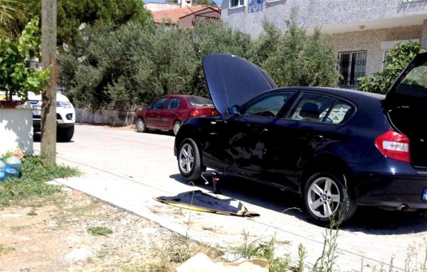 Yavru kediyi kurtarmak için mahalleli seferber oldu
