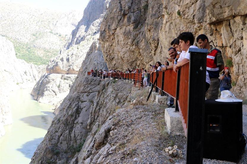 Erzincanda nefes kesen atlayış