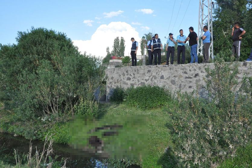 Kesik at başları dere kenarında bulundu