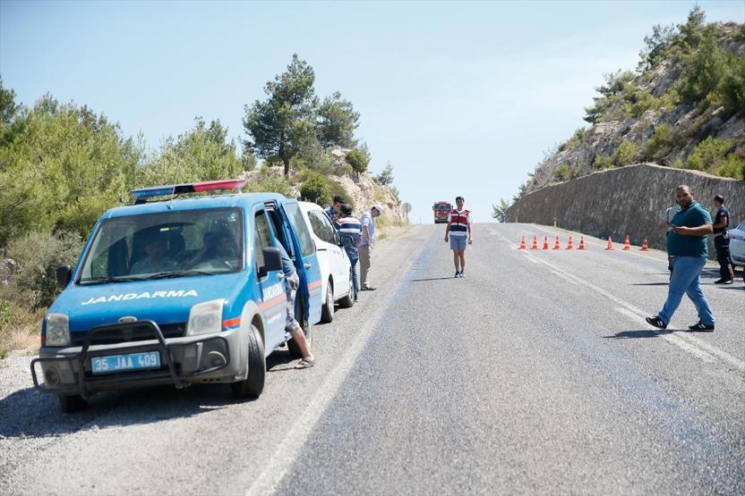 İzmirde orman yangını
