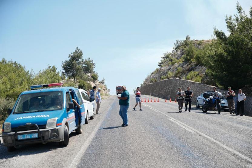 İzmirde orman yangını