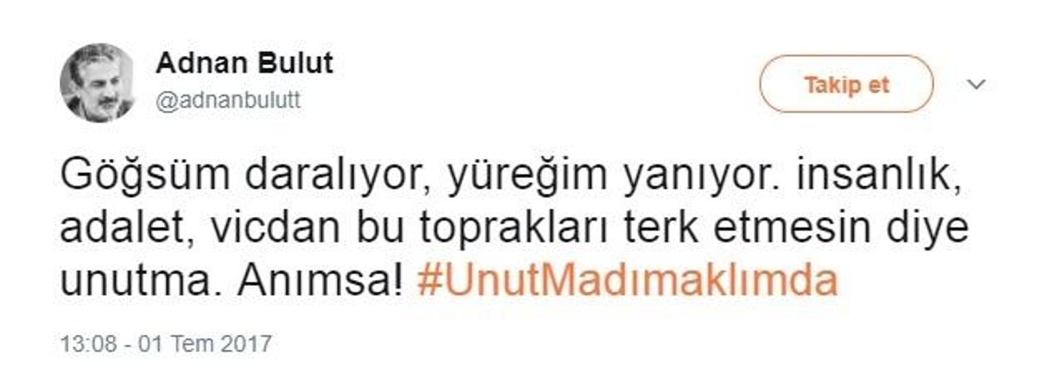 Madımak Katliamı unutulmadı
