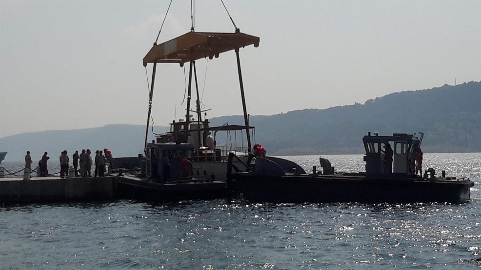 Atatürkün gezi teknesi Çanakkalede