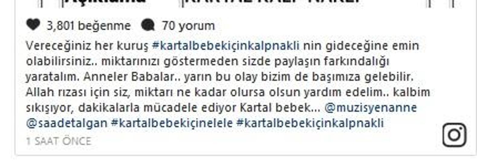 Kartal bebekten beklenen müjdeli haber geldi