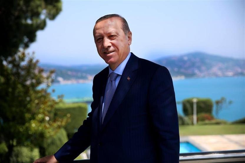 Cumhurbaşkanı Erdoğandan sosyal medya hesapları için fotoğraf çektirdi