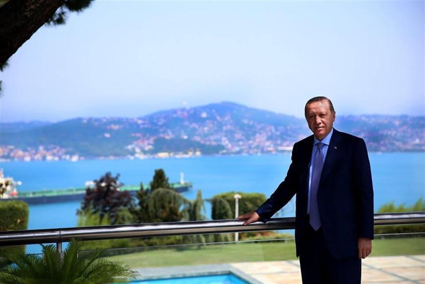 Cumhurbaşkanı Erdoğandan sosyal medya hesapları için fotoğraf çektirdi