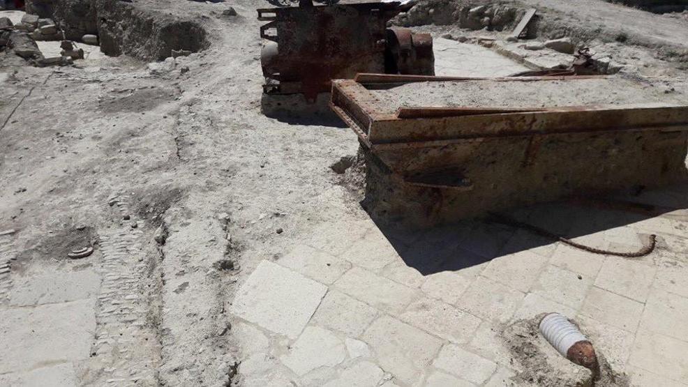 Asırlık top mermileri gün ışığına çıkarıldı