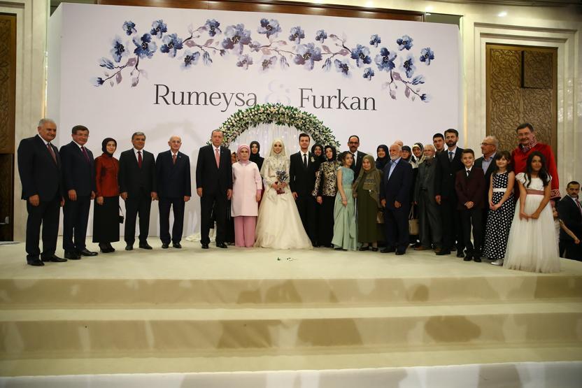 İbrahim Kalın’ın kızının düğününde bir araya geldiler