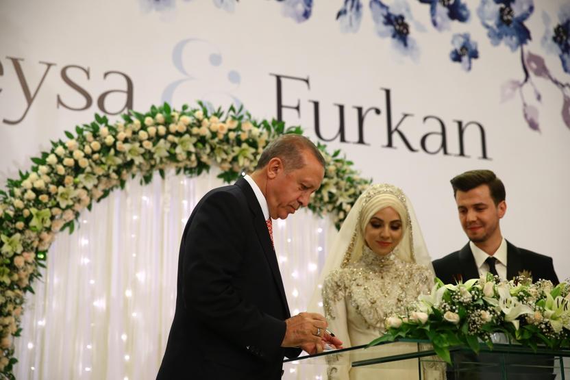 İbrahim Kalın’ın kızının düğününde bir araya geldiler