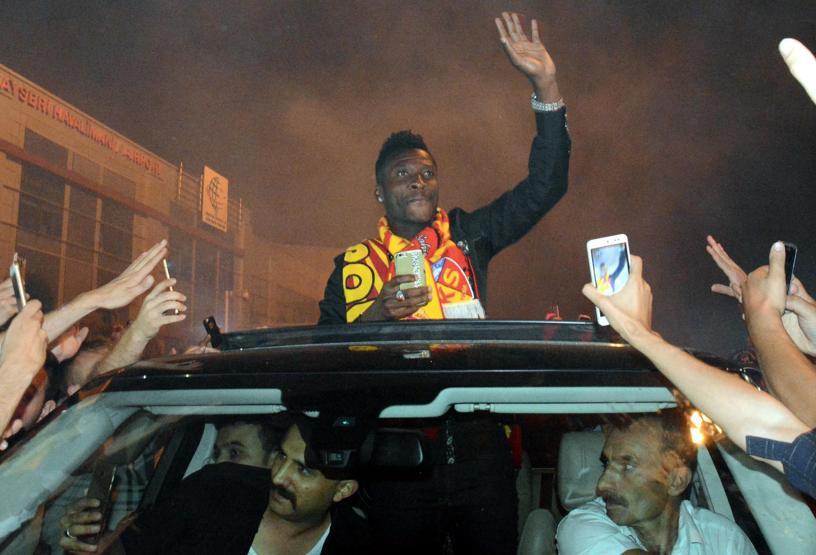 Kayseride Asamoah Gyan coşkusu