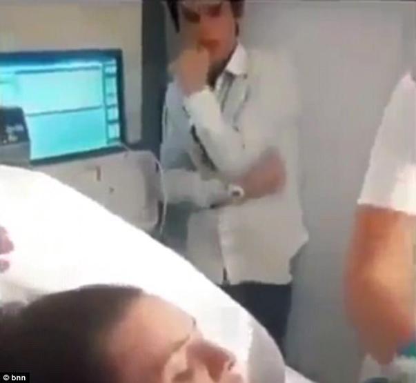 Doğuma girdi, hayatının şokunu yaşadı
