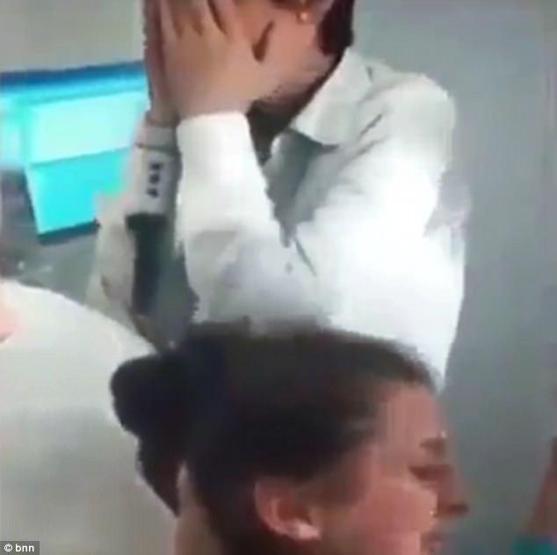 Doğuma girdi, hayatının şokunu yaşadı
