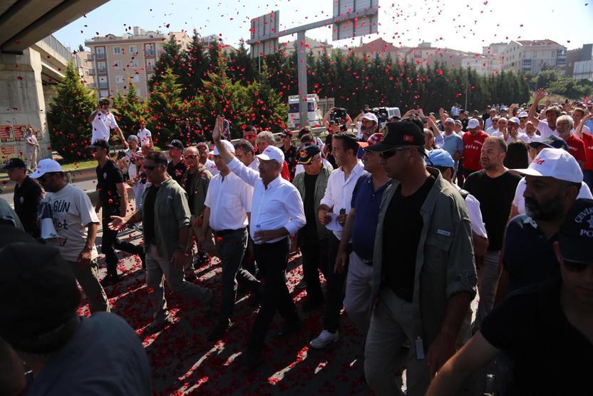 Son dakika... Kemal Kılıçdaroğlu Adalet Yürüyüşünde İstanbula girdi