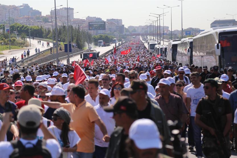 Son dakika... Kemal Kılıçdaroğlu Adalet Yürüyüşünde İstanbula girdi