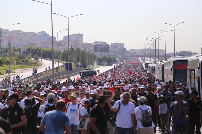 Son dakika... Kemal Kılıçdaroğlu Adalet Yürüyüşünde İstanbula girdi